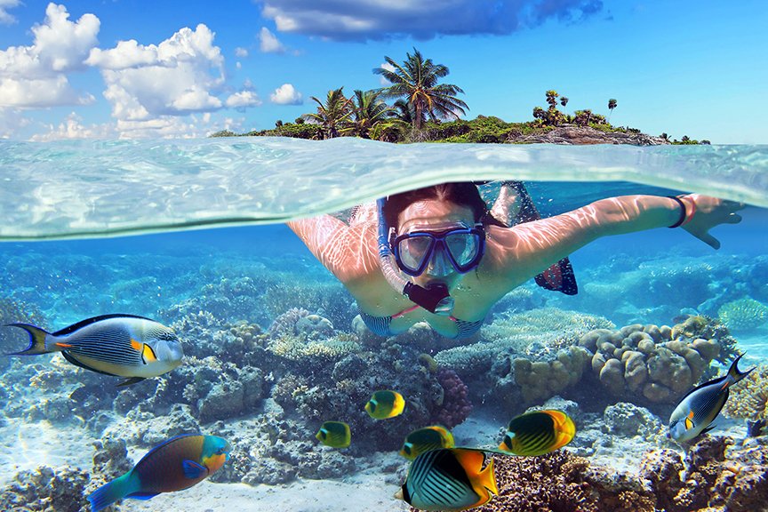 snorkeling_in_blue_beach